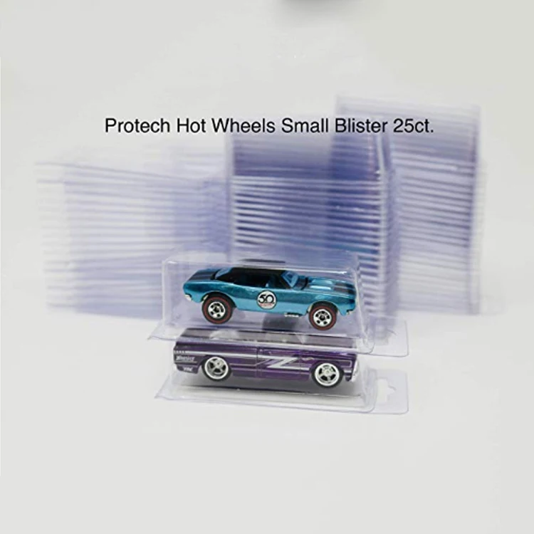 Clear Plastic Clamshell Card Stackable Trays PET Hot Wheels Blister Packaging