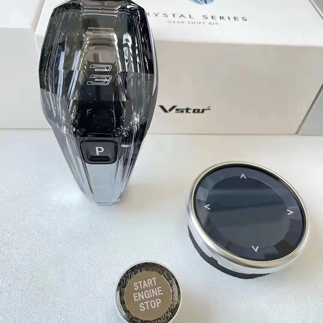 BM Ws new 345and7  GT crystal gear shift gear is suitable for 12457 series andZ4 start button