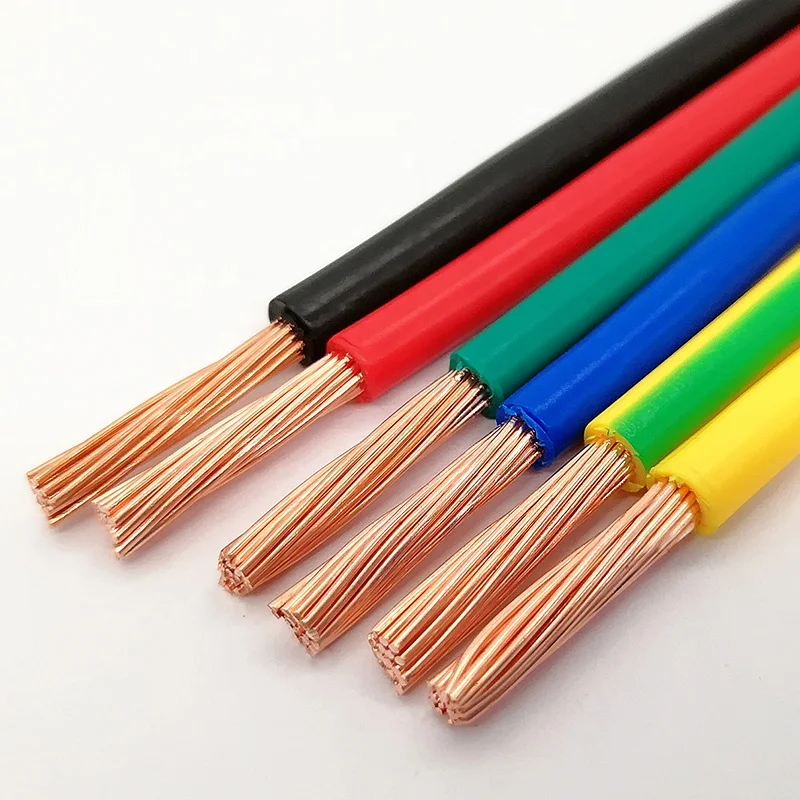 16mm2 BVR Stranded Copper Conductor PVC insulated electric cable CCC certified cable comply with gb/t5023.3-2008