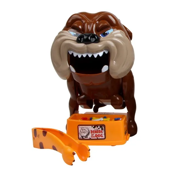 Evil Dog Mouth Bite Finger Game Toys Funny Dentist Bite Joke Toy for Kids Family Prank Tricks Best Decompression Toy