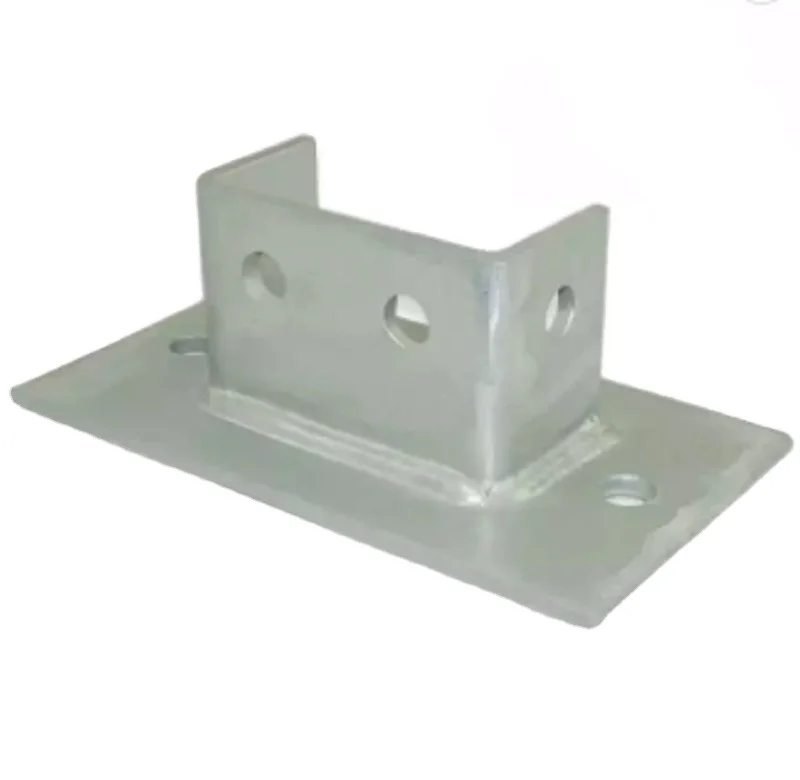 OEM ODM Custom Service Triangle Single-side Unistrut Square Perforated Channel Base Post