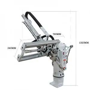 Машина для литья под давлением робот с косым рычагом