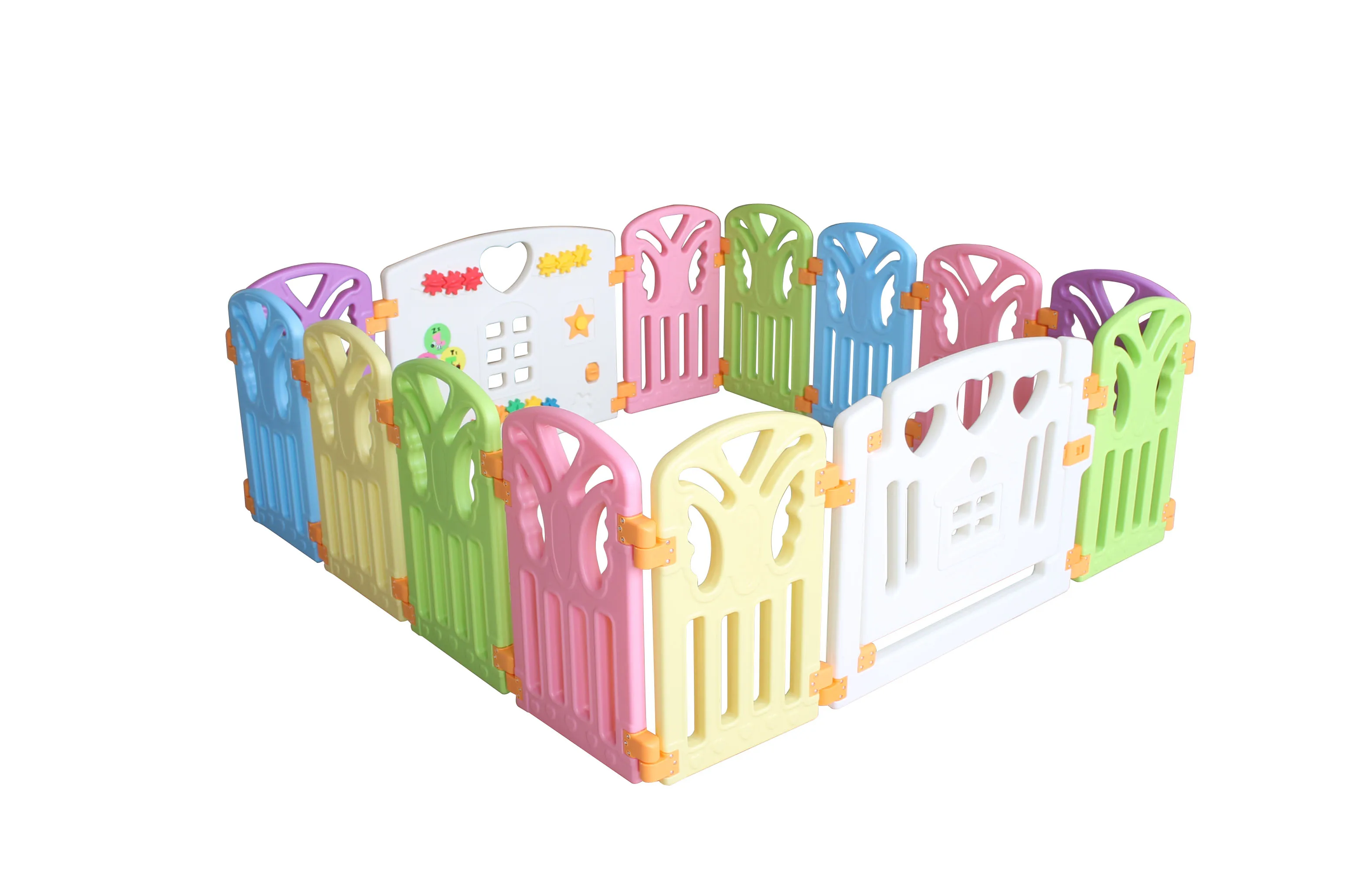 14+2 Panels Safety Plastic Mother Care And Baby Products Large Baby Playpen