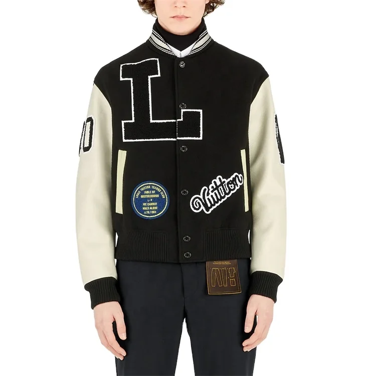 Винтажная зимняя куртка с вышивкой логотипа на заказ от производителя, спортивная бейсбольная куртка бомбер, Студенческая куртка, куртки большого размера (1600327082116)