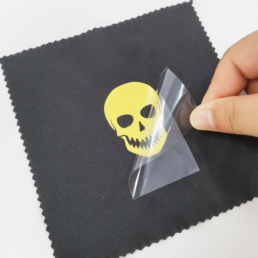 Wholesale Direct Order Custom Printing Gold Halloween Christmas Decoration Cold Transfer Label Stickers