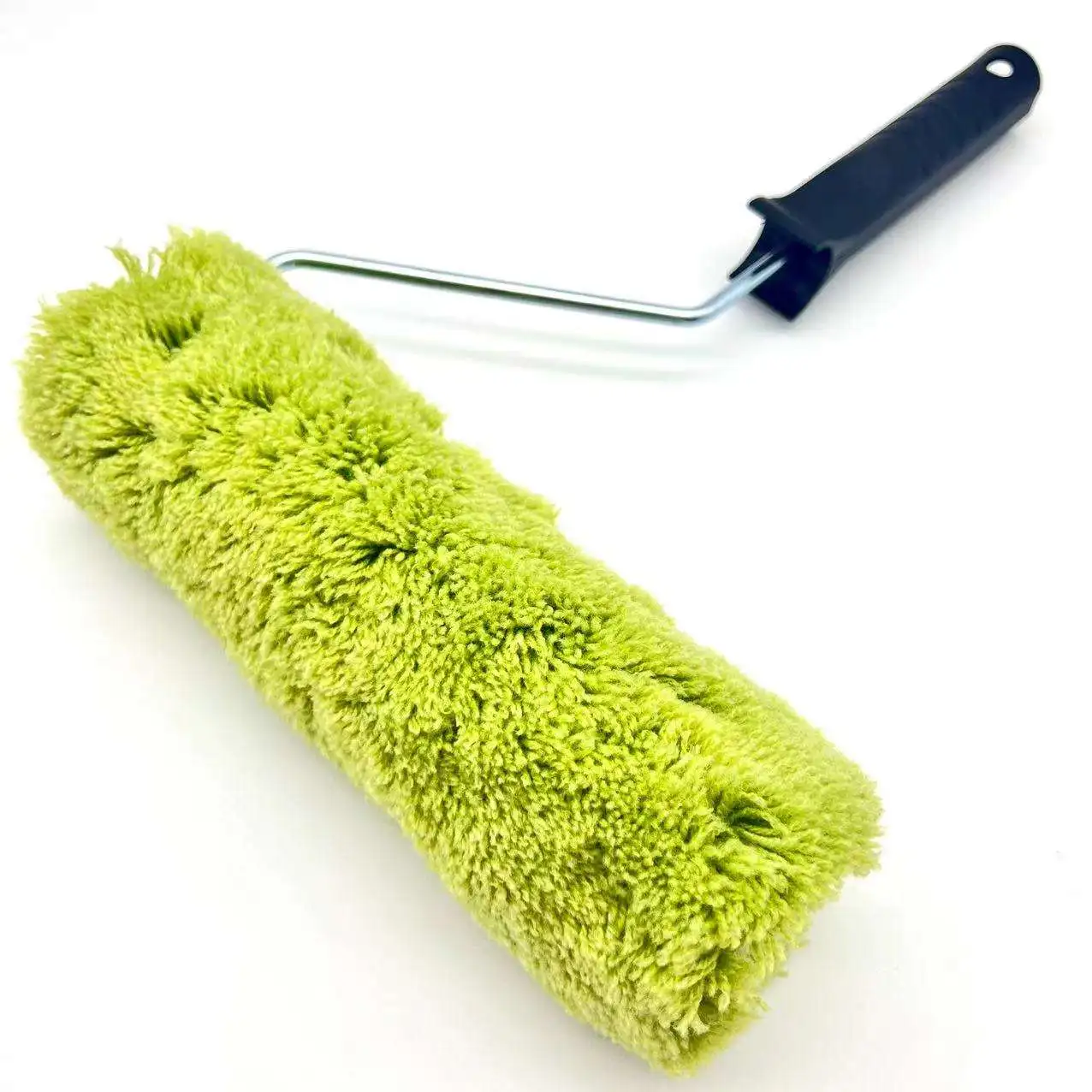 Hot Sale 9 Inch High Quality Acrylic Paint Roller Brush Handle Tool Green Material Premium Paint Rollers