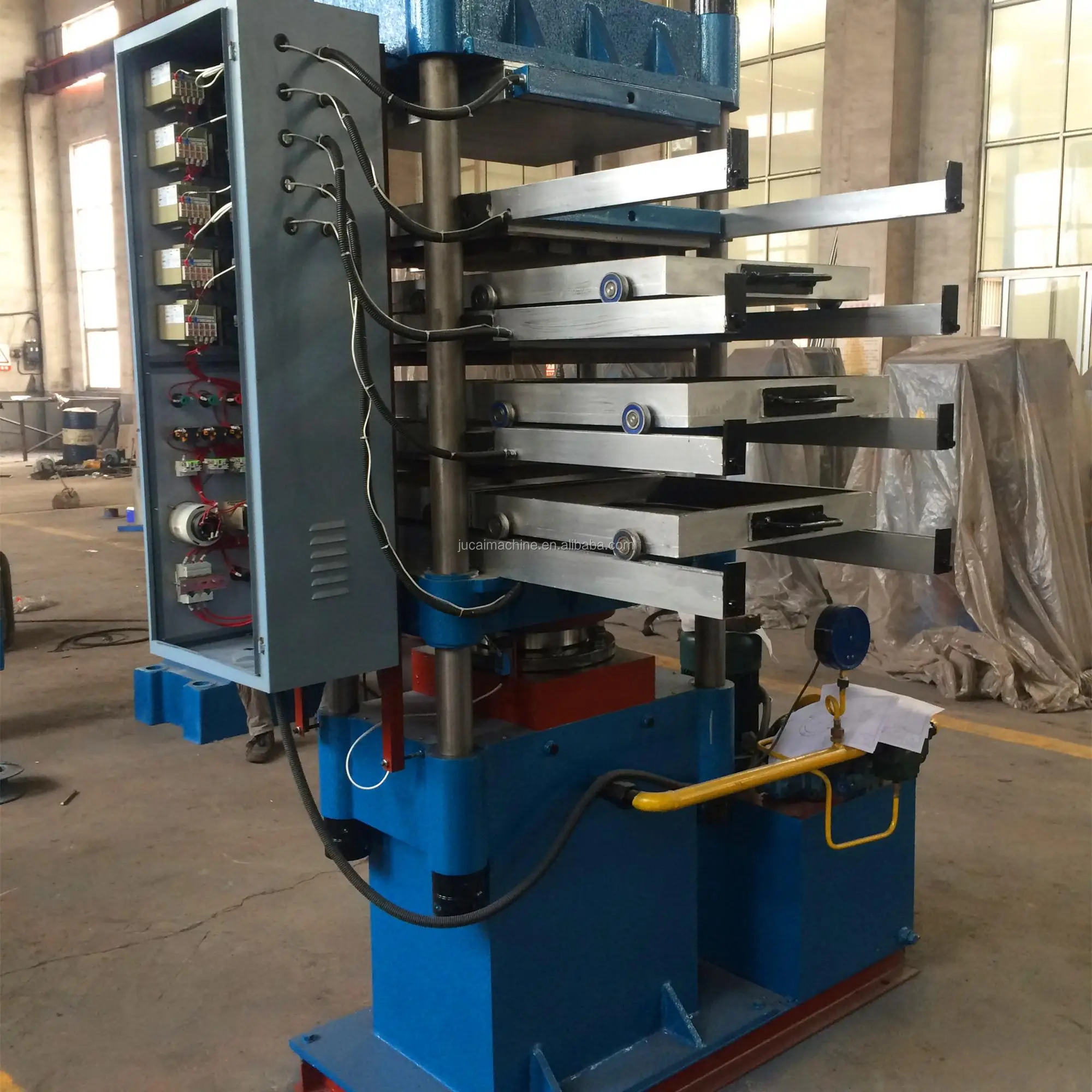 XLB-DQ550x550x4/50T Rubber Floor Curing Press/recycled tire crumb rubber tiles vulcanizing press