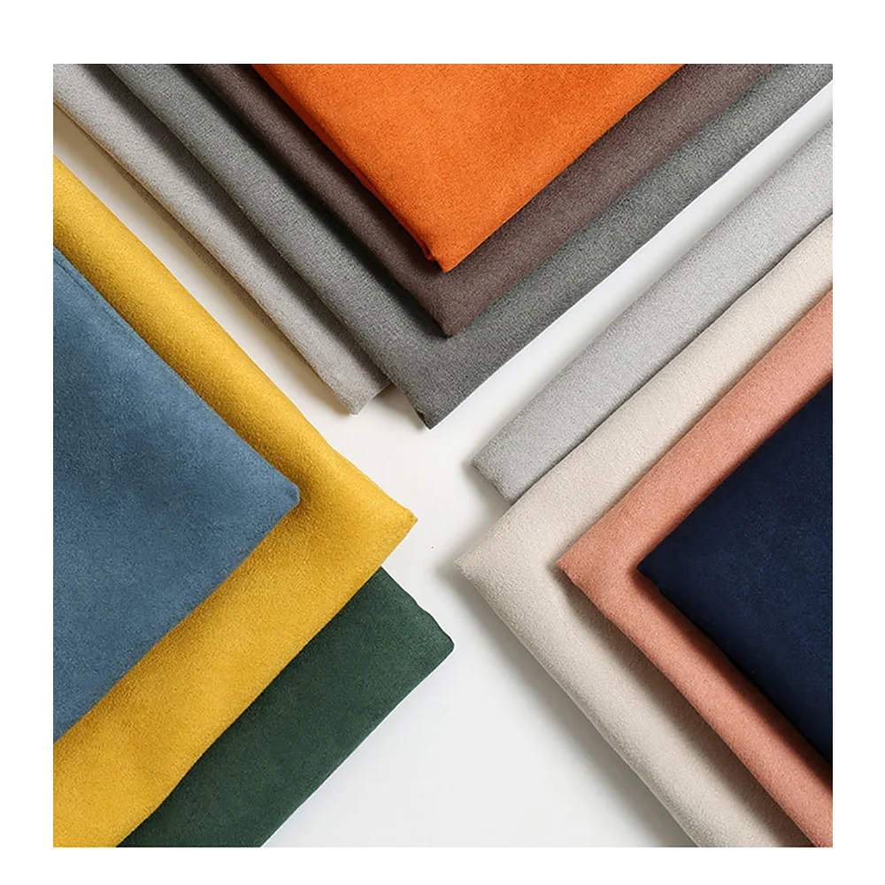 100% polyester microsuede fabric suede fabric  microfiber fabric for shoes bags upholstery