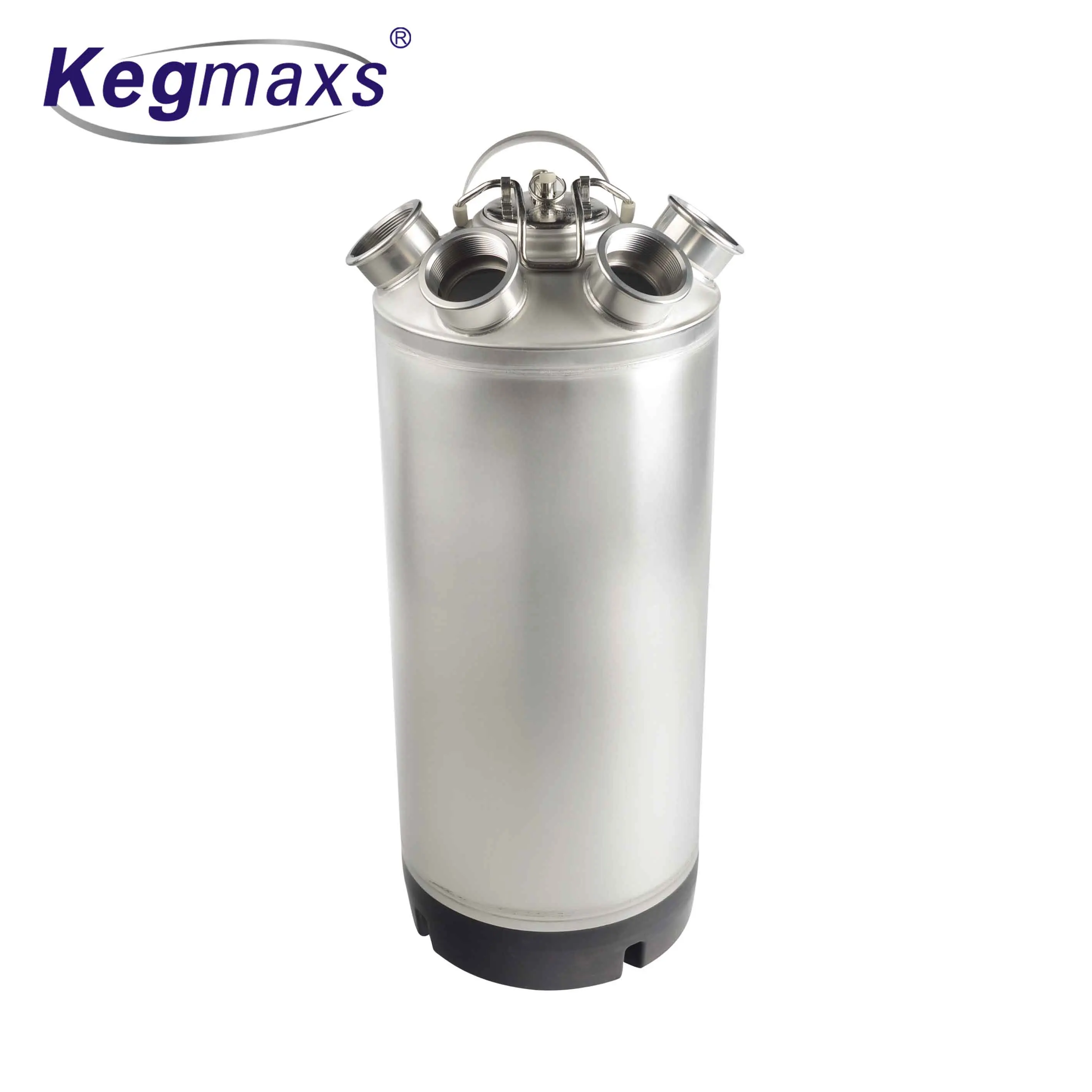Kegmaxs Ball Lock Keg Cleaning Keg 19L With 4 Outlets  Corny Keg Malt Mill Drip Tray Cornelius Type Cr an Fit A D S G Beer Spear