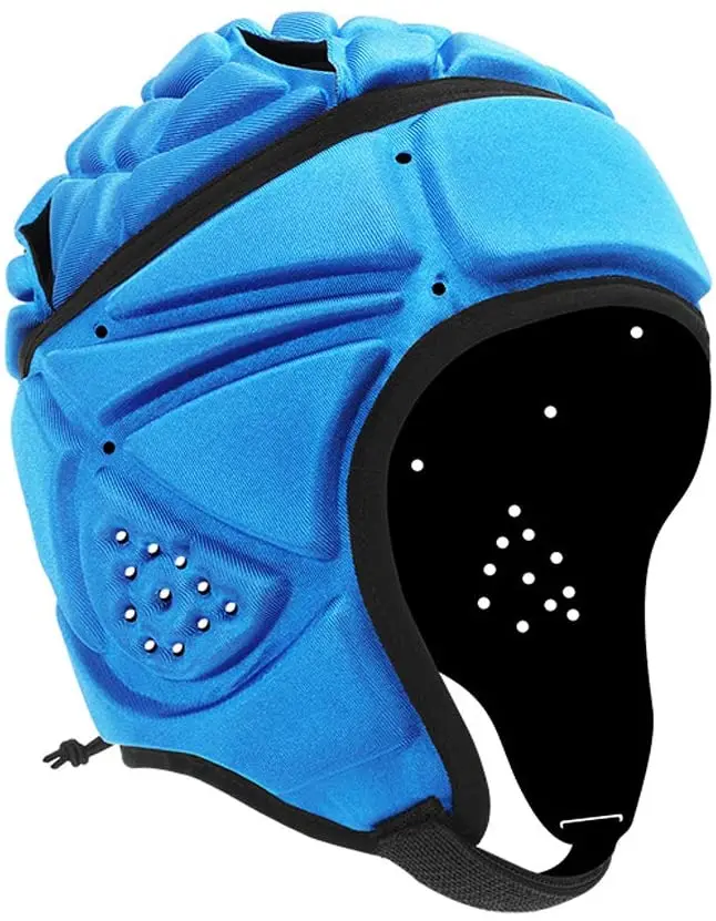 Adult Large Air Rugby Football Helmet ABS Scrum Soft Adjustable Safety Protective Cycling Baseball Boxing Summer Winter