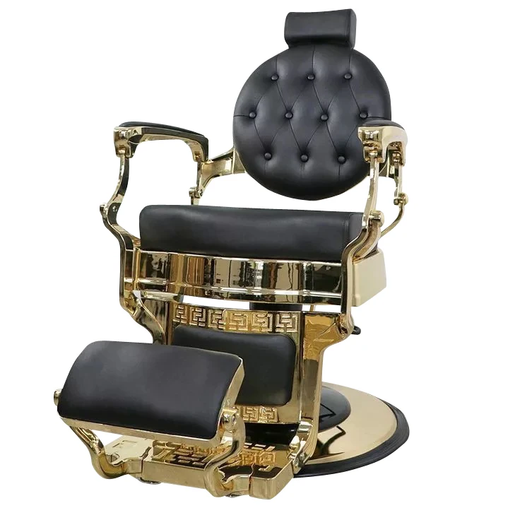 Лидер продаж, мебель для парикмахерской, Золотое кресло для салона, оптовая продажа, дешевое Золотое кресло для парикмахера