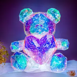 Heart Bear Decoration Lights Led Lights Colorful Christmas Decoration Holiday Lighting Decorations With Led For Holiday Party