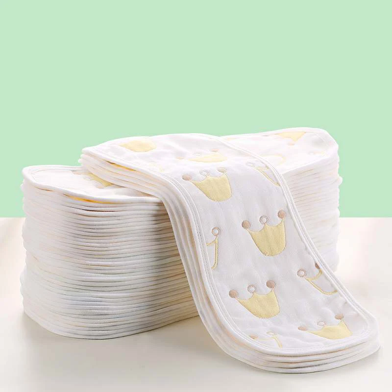6-layer peanut type cotton baby show reusable nappies washable breath baby cloth diaper