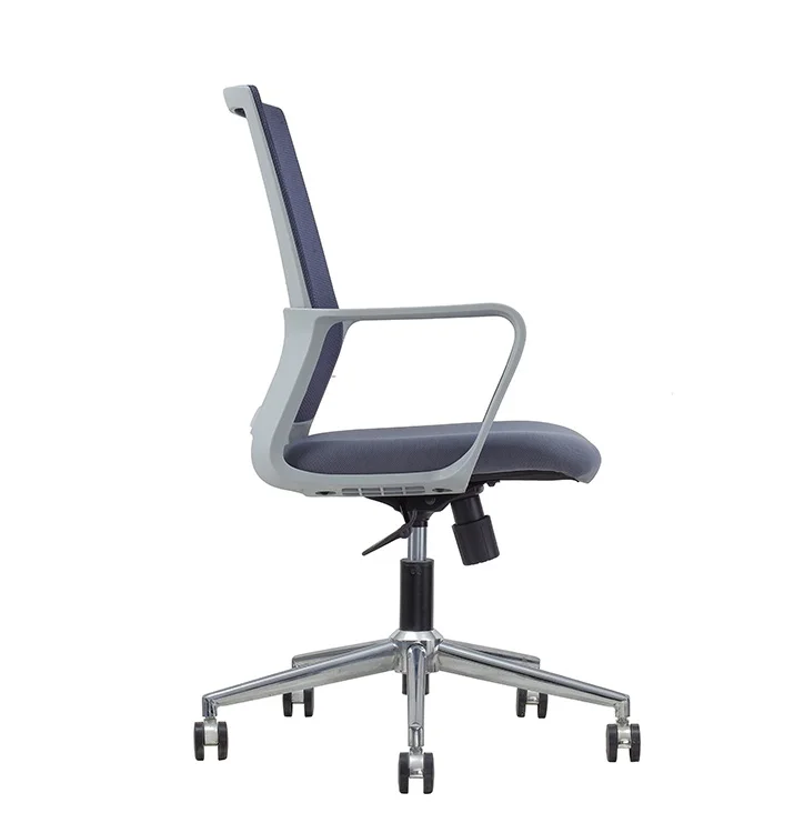Серый офисный письменный Highback эргономичные кресла завод с регулировкой по высоте, совещания сетчатый стул офисное кресло с подлокотниками