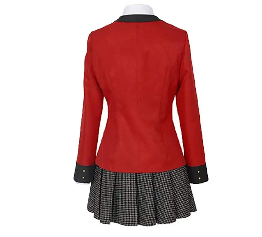 Компульсивный игровой костюм аниме Yumeko Jabami Косплей Костюм Полный
