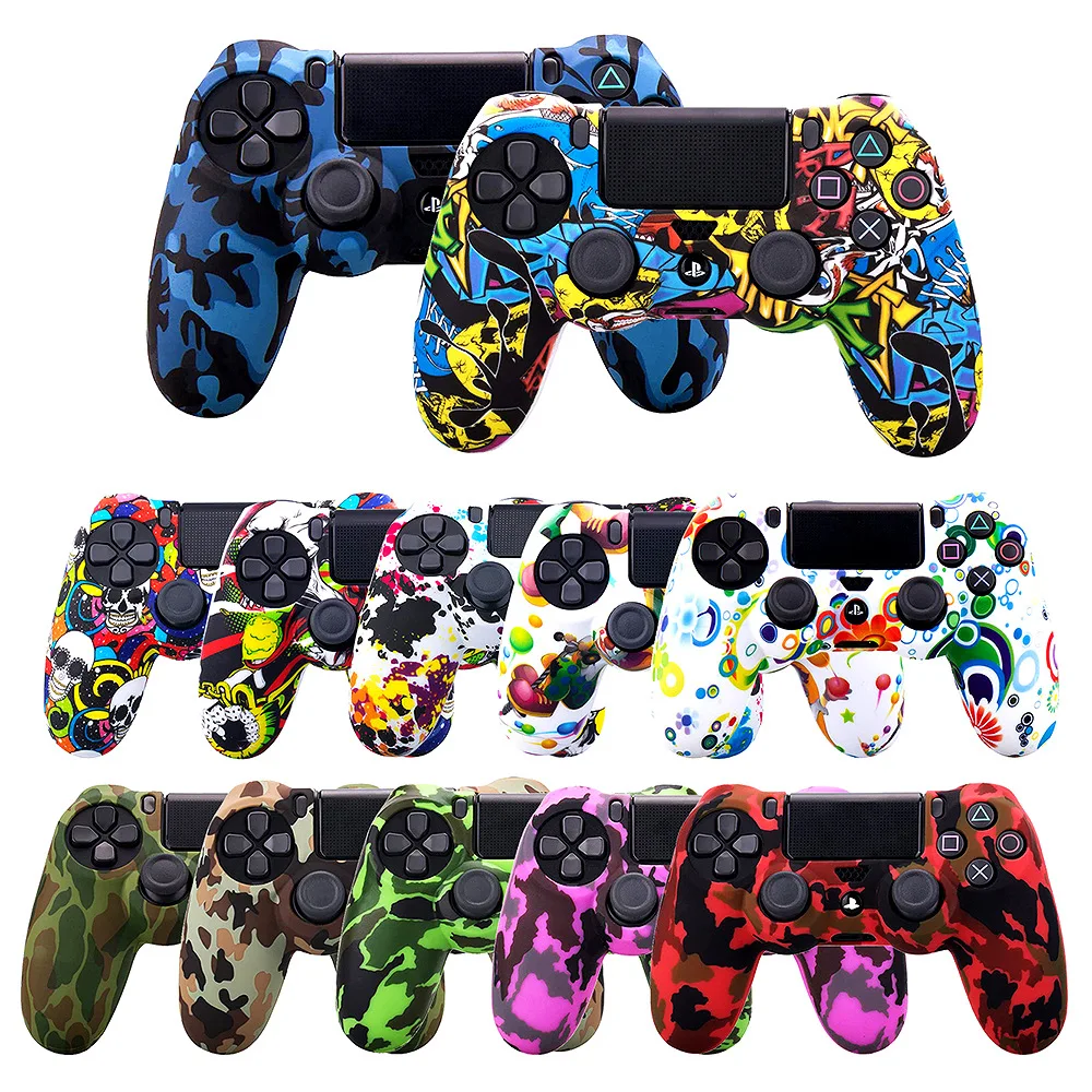 silicone joystick skin case for playstation 4 ps4 controller accessories