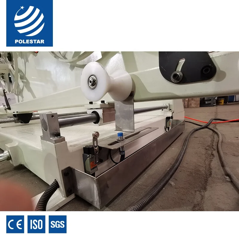 one direction double station plastic pipe winding machine pe pp pipe coil machine plastic pipe coiler plastic conveyor roller