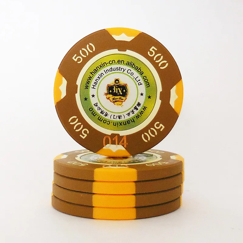 Baccarat Chips Nylon rfid Poker Chips Custom Logo