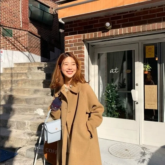 2020 Hot Sell Europe Style Women Wool Coat Long Wool Trench Coat Women For Women/ladies