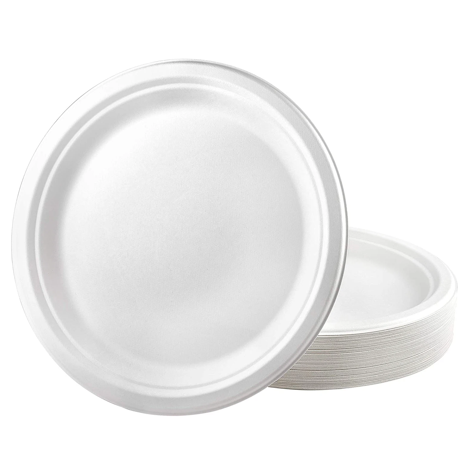 Поставщик одноразовых тарелок и столовых приборов 100% компостируемых 9-дюймовых сверхпрочных багасса