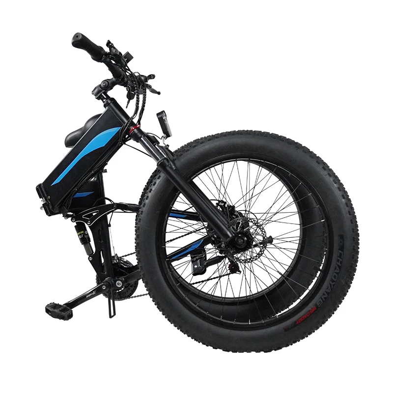 7Go 750W 500w 48v  Power E Bike   Snow Fat Tire   Electric Bike for Adult 26inch High Speed Mountain Electric Bicycle Folding