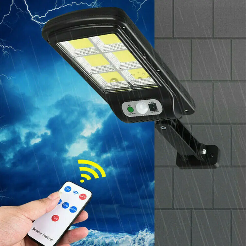 
Super Bright With Remote Control 200W 1000W 6000K Led Cob Solar Street Light for highway 