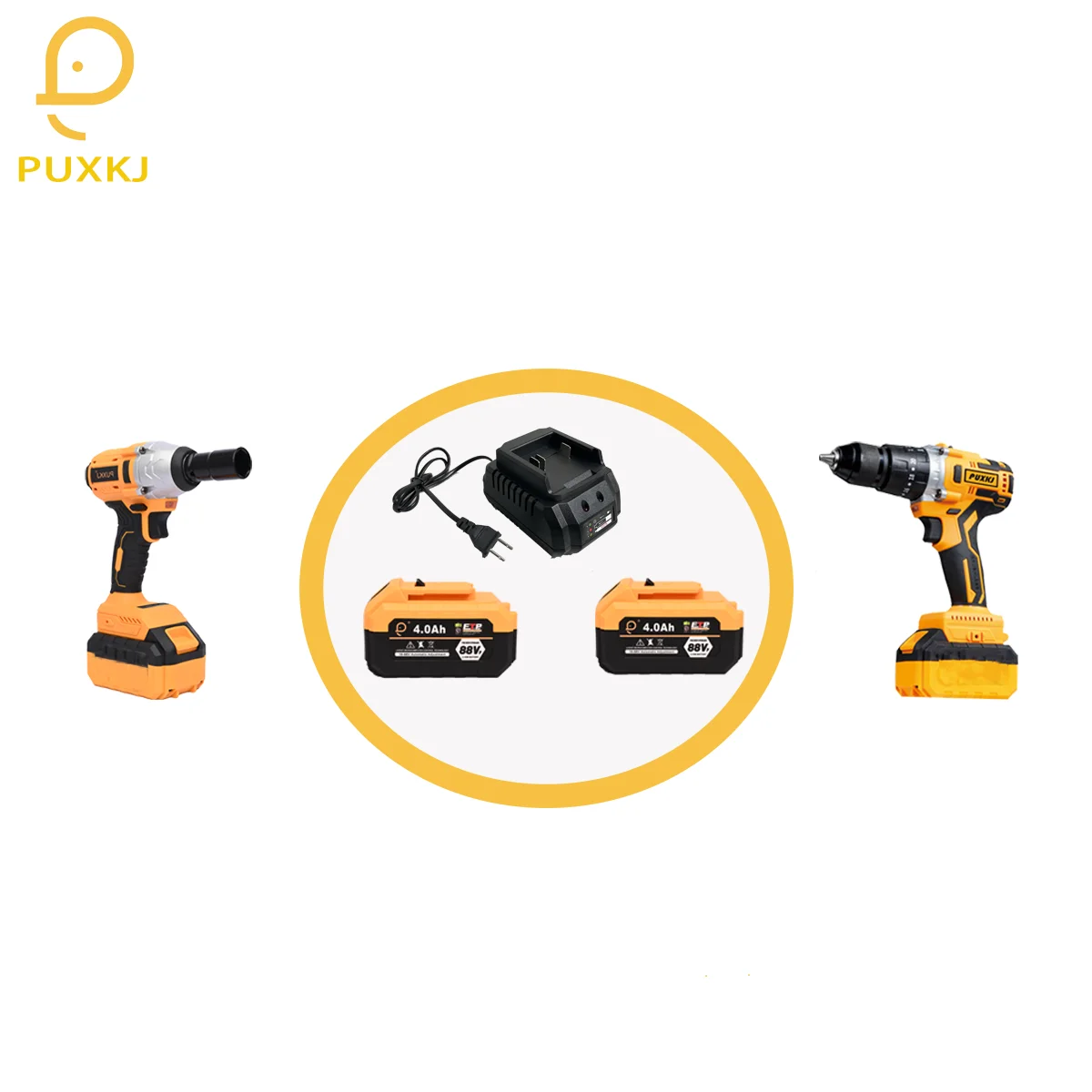 21V Ready to Ship combo kit jack power drill cordless screwdriver High Torque electric impact wrench for car