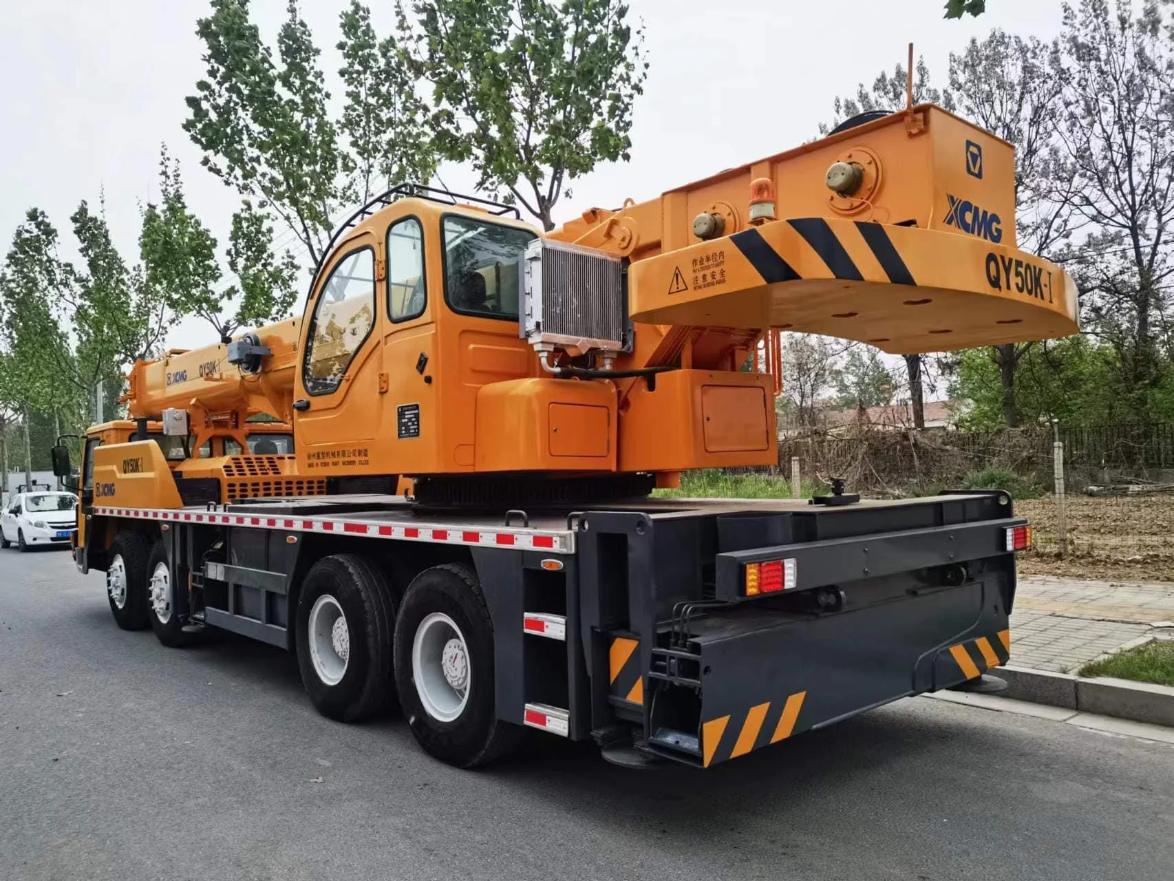 good running condition used QY50KC used rough terrain crane/China original 50 ton QY50K rough terrain crane