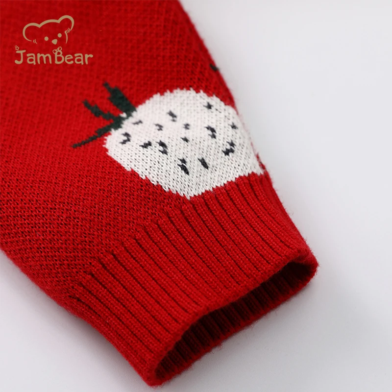 Детский свитер JamBear Осеннее Новое Детское пальто вязаный детский хлопковый кардиган Топ