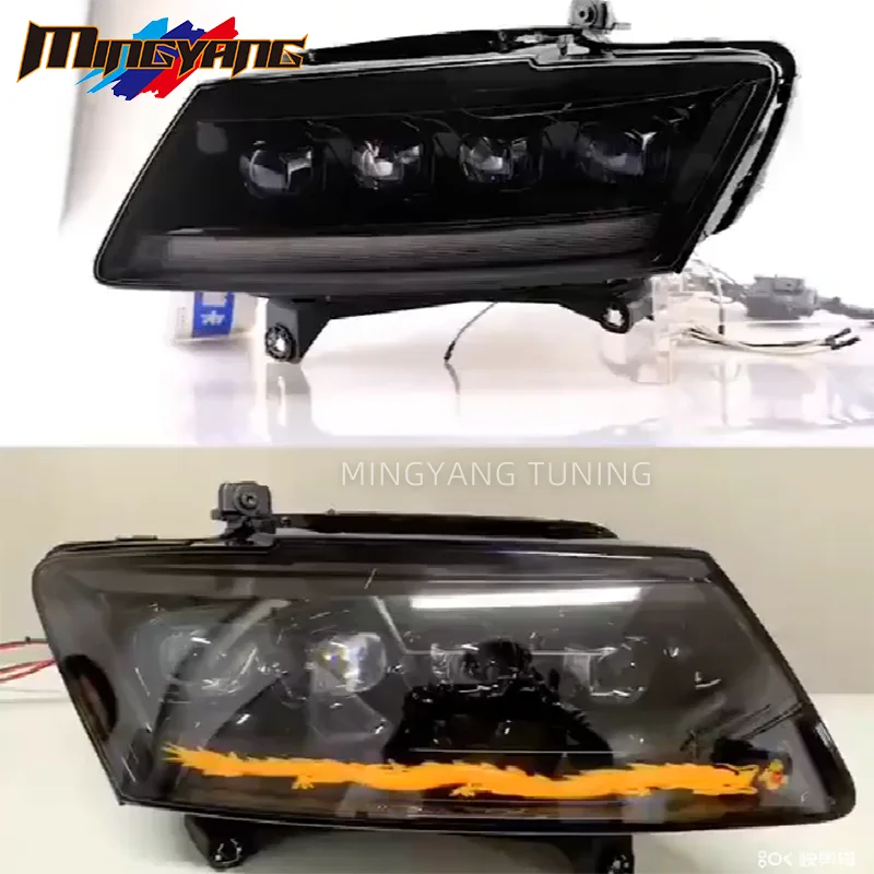 2010-2017 Q5 head lamp 4len crystal Front Lamp head light car accessories for Audi Q5 led headlights