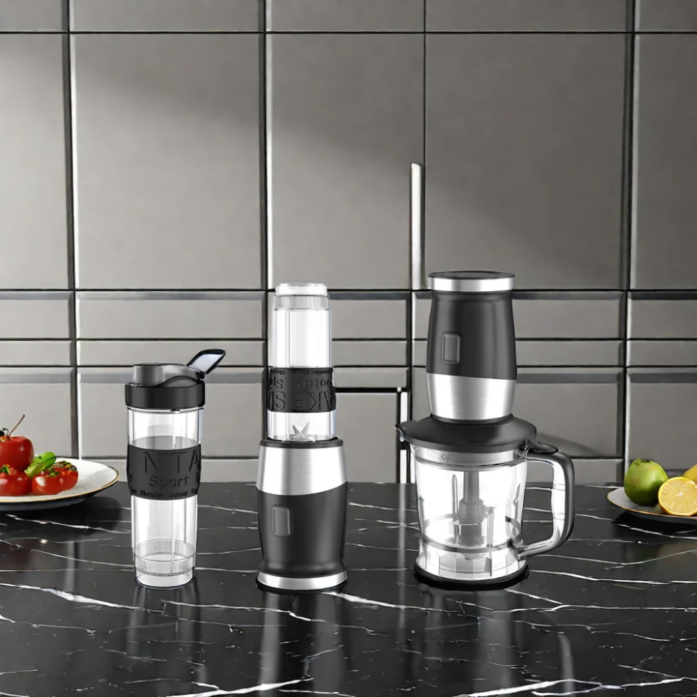 Unbreakable 2-in-1 Juicer Household Multifunctional Food Mixer Coffee Grinder Portable Blender Free Spare Parts Electric Plastic