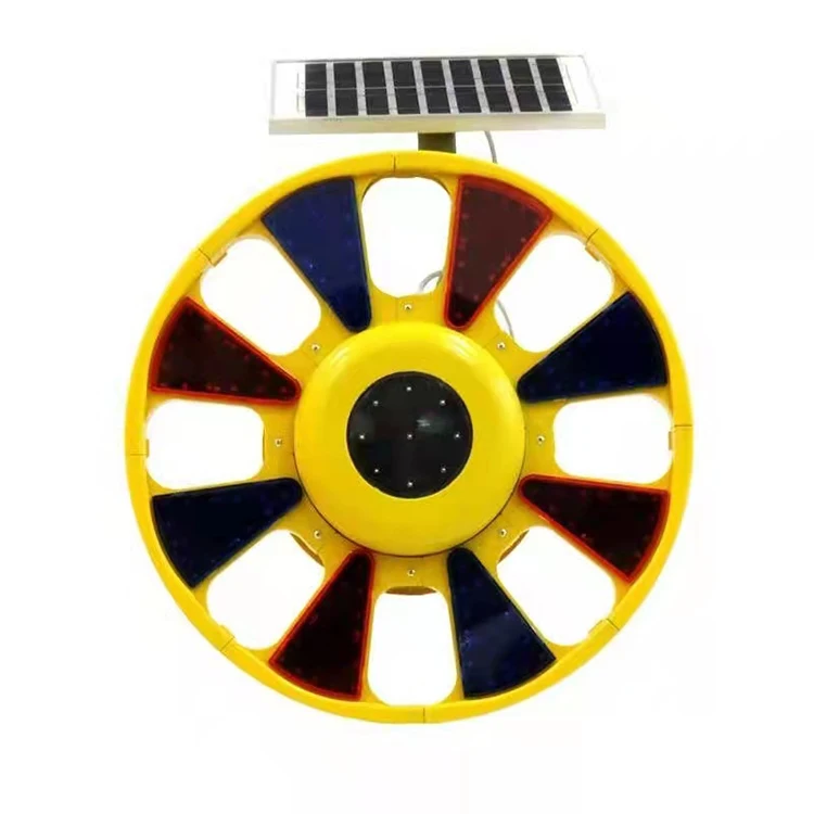 Solar rotary light LED Safty Road hazard Traffic Warning flash Light for construction