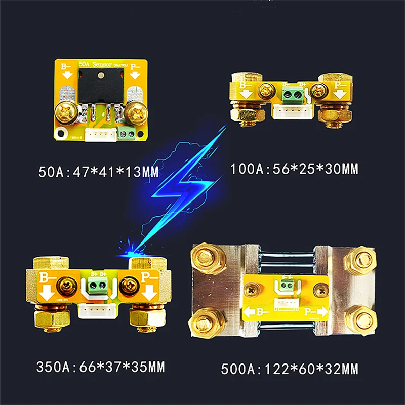 TF03K 50A/100A/350A/500A Coulomb Meter Voltage Car Acid Lead Lithium Battery Capacity Indicator