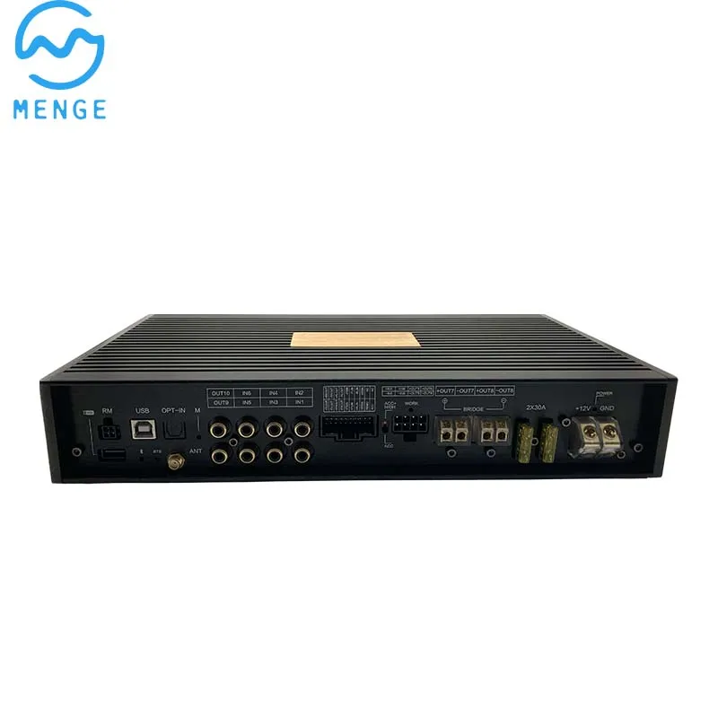 500W 8 channel car amplifier 10 ch dsp car audio processor amplifier car