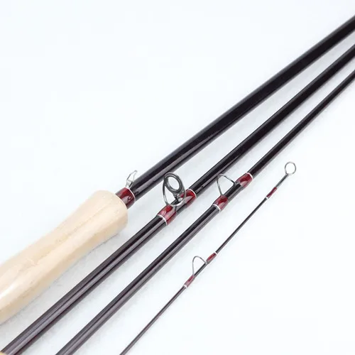  Оптовая продажа переключатель fly штанга 11ft 4 секции 3/4wt классический экшн удочка