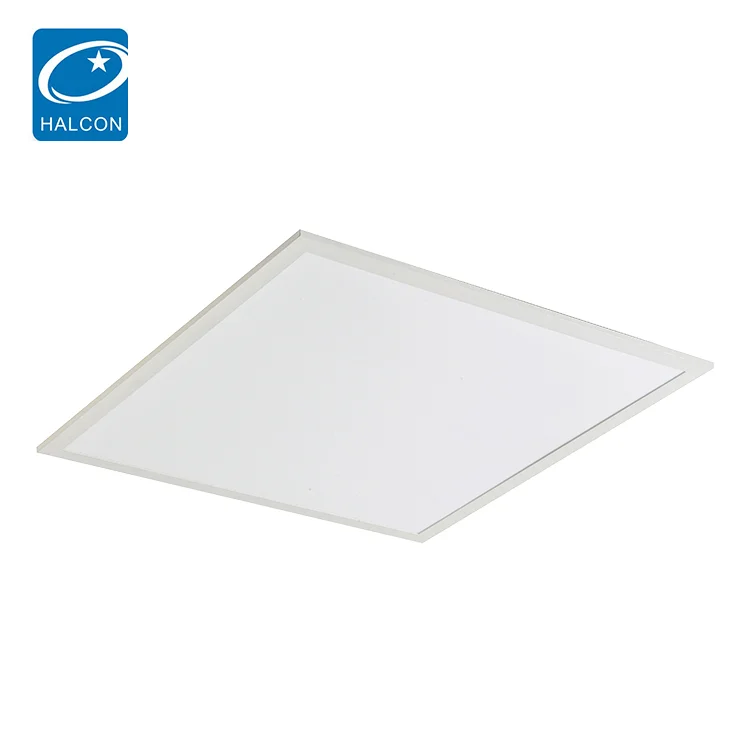 Office Ceiling Lighting LED Square Panel Light Slim Steel Housing Recessed 2x2 2x4 Panel Fixture