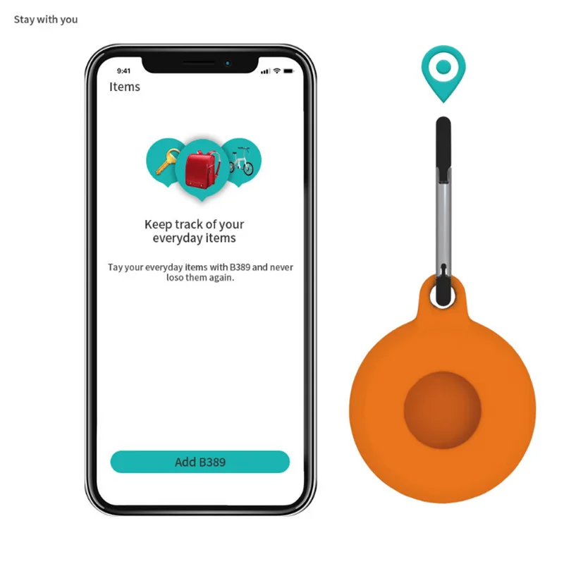 New Arrival Key Ring Keychain Smart Locator Tracker Protective Cover Silicone Case With Keychain For Air tags Anti-Scratch