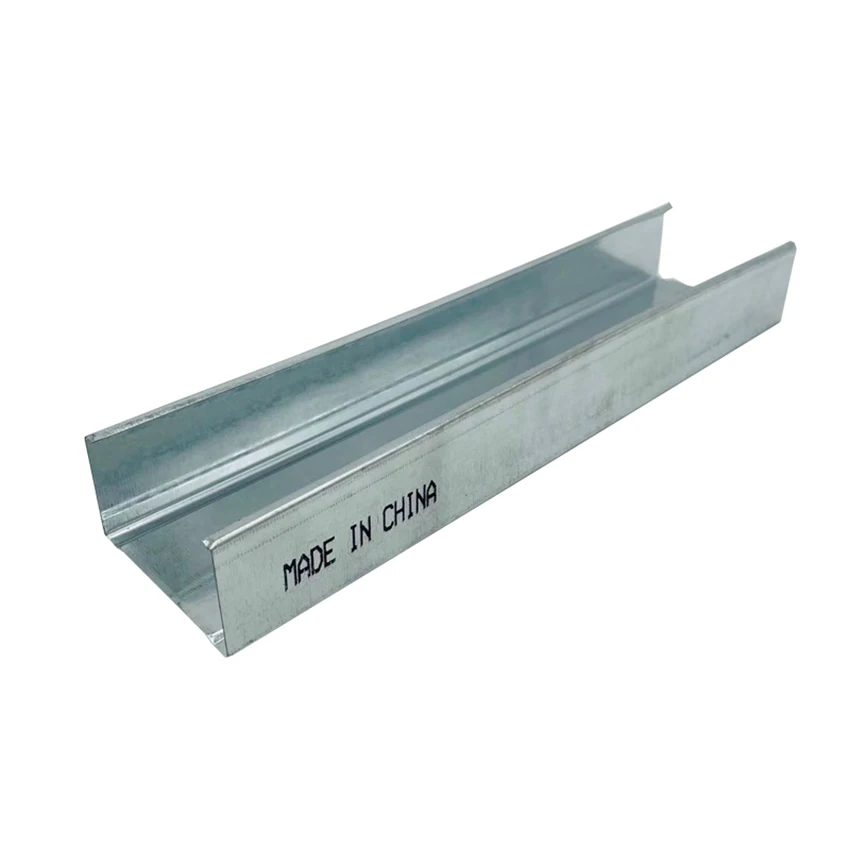China manufacturer hot dipped  galvanized steel light steel keel for gypsum suspended ceiling