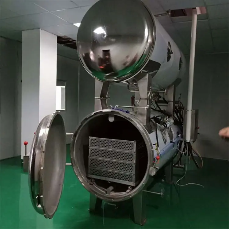 Semi Automatic Cans Food Retort Sterilizing Machine Dried Tofu Autoclave Food Sterilizer