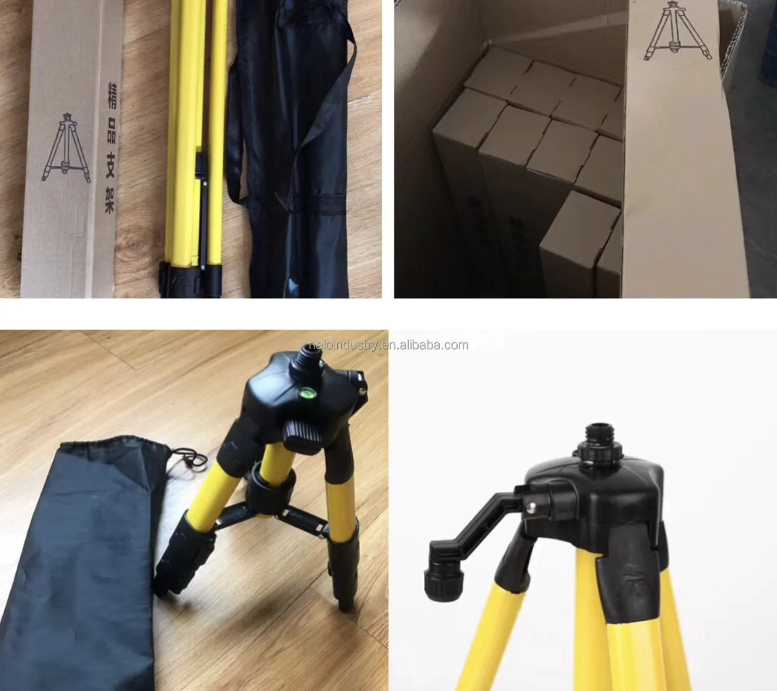 Factory supply  Iron 1/1.2/1.5m laser level tripod spare parts telescopic holder tripod for laser level