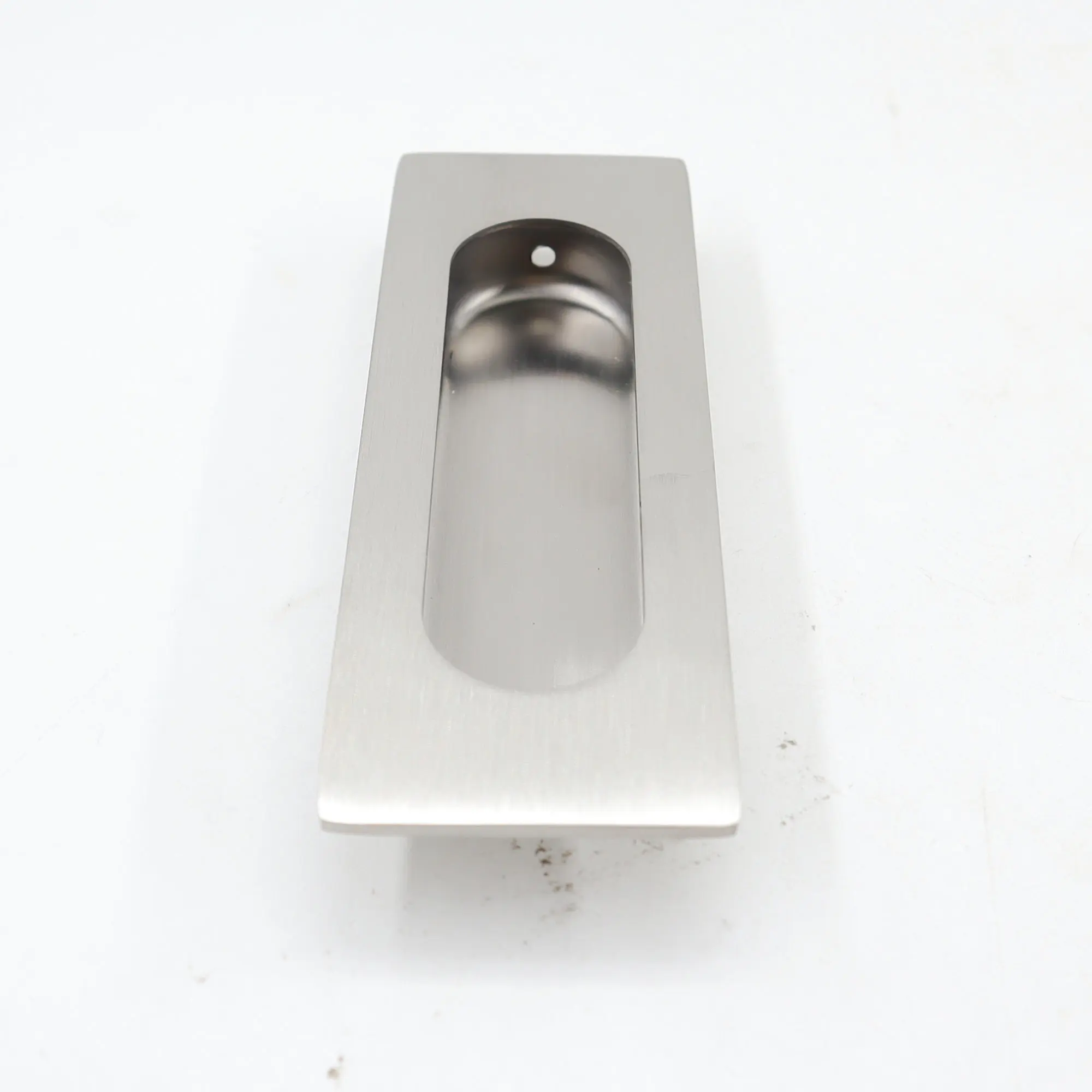 Hidden Recessed Pull Handle Stainless Steel Oval Flush Concealed Furniture Handle for Door Drawer Cupboard Cabinet Sliding Door