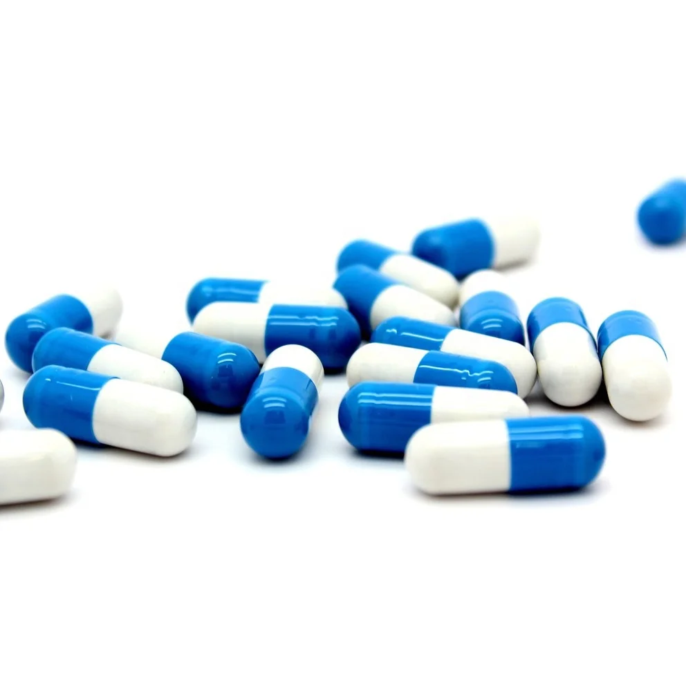 Quality Product OEM/ODM Capsule Shell Blue And White Empty Hard Gelatin Capsules