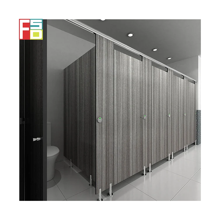 high quality  toilet partitions shower bathrooms dividers cubicles12mm thick hpl toilet cubicle partition