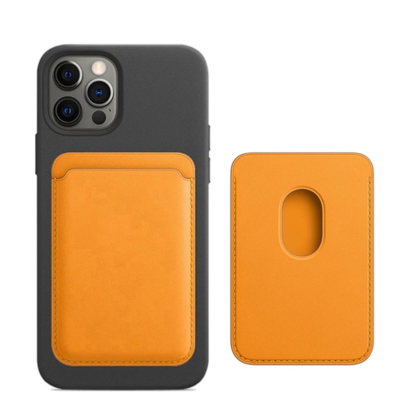 Mobile Phone Strong Magnetic Phone Wallet Holder Card Case Business Ceredit Pocket Pu Leather Card Holder Wallet For Iphone