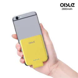 OISLE Custom External Phone Charger Ultra Thin Battery Bank Smart Battery Case
