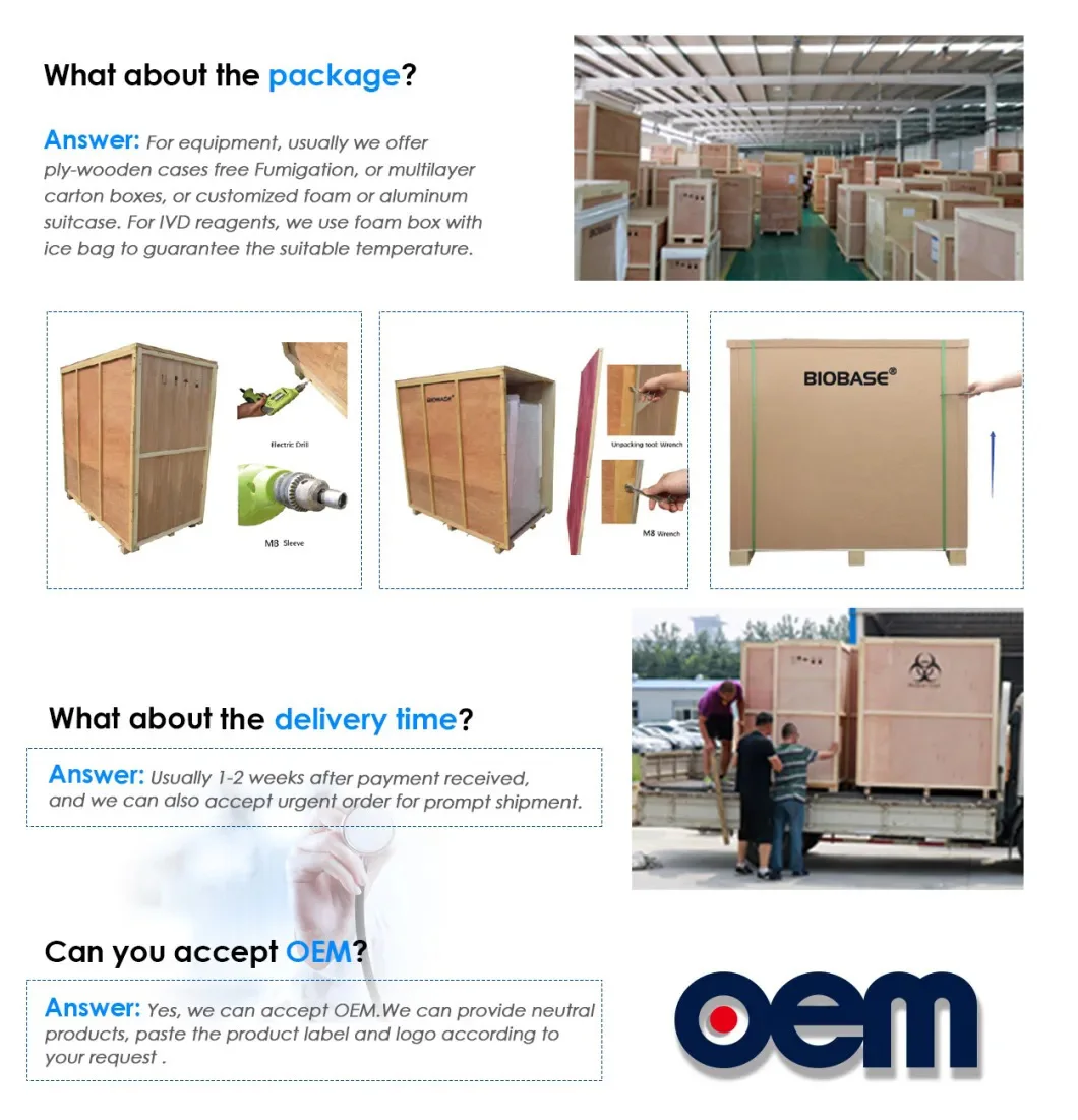 BIOBASE China -86C Freezer Medical Vaccine Refrigerator Container Cold Chain Product -86C Freezer For Sale