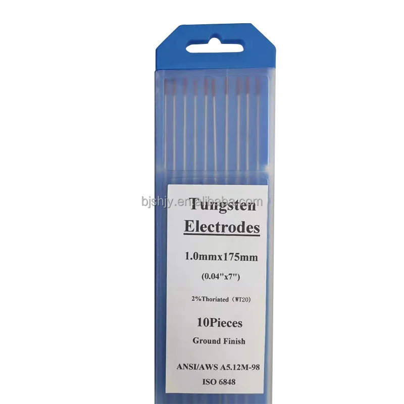 Welding assorted wolfram electrodes tig grinding tungsten electrode 1.0 red color  eletrodo tungstnio 24