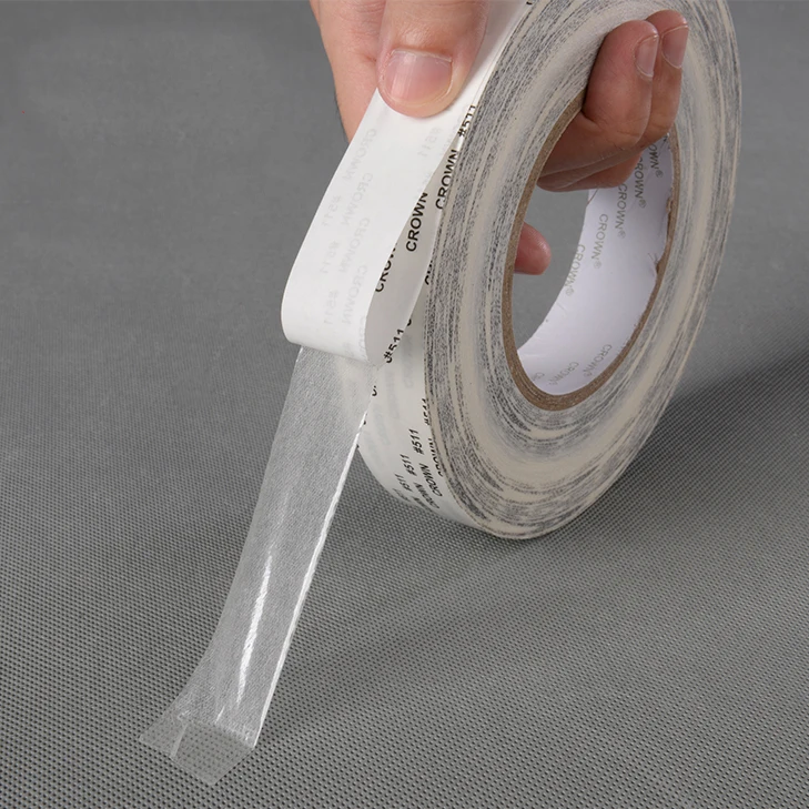 Wholesale double-coated nonwoven tissue tape made in china double sided tissue tape clear tape