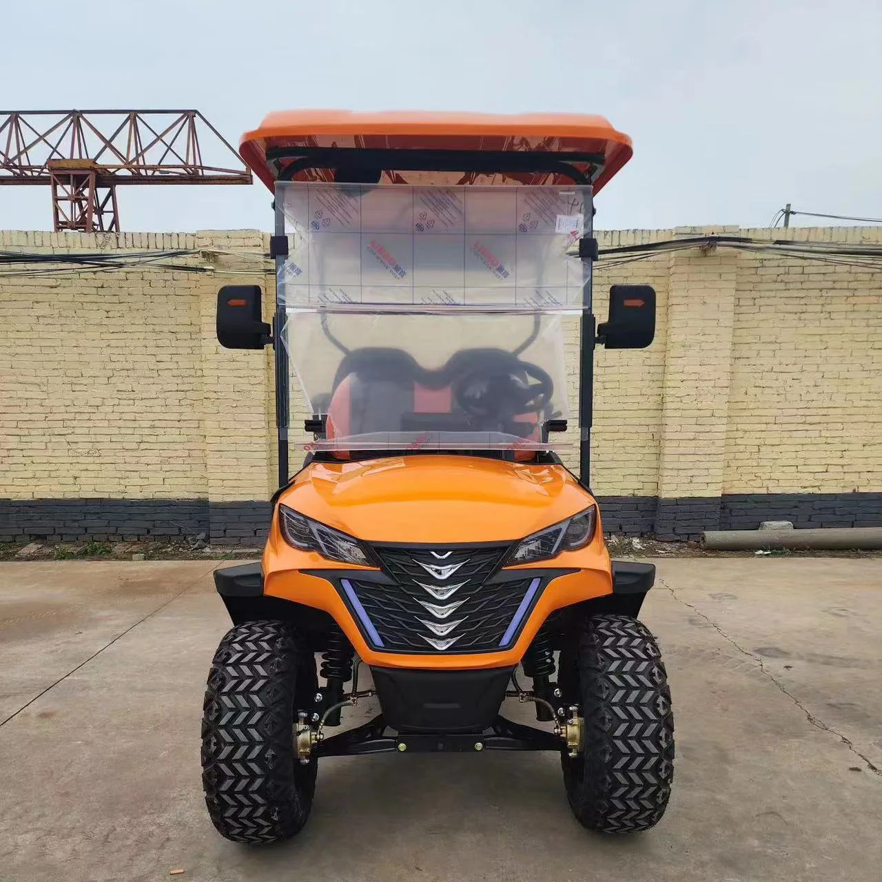 CL Street Legal Electric Golf Cart 72V 4 Seat Lithium Battery Club Car UTV Electric Golf Cart