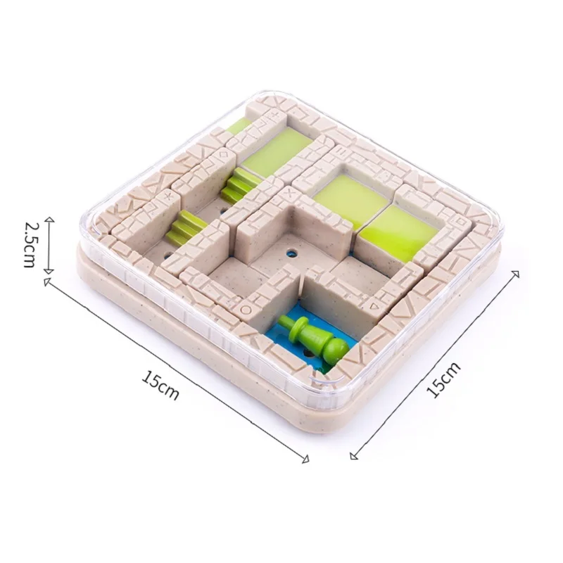 Path-Building Logical Thinking Game Cognitive Skill-Building Travel Maze Game Featuring 48 Challenges for Ages 4- Adult